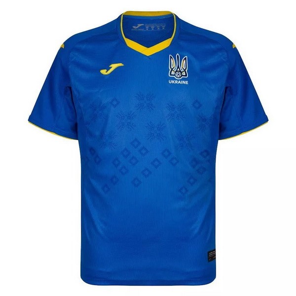 Thailande Maillot Football Ukraine Exterieur 2021 Bleu